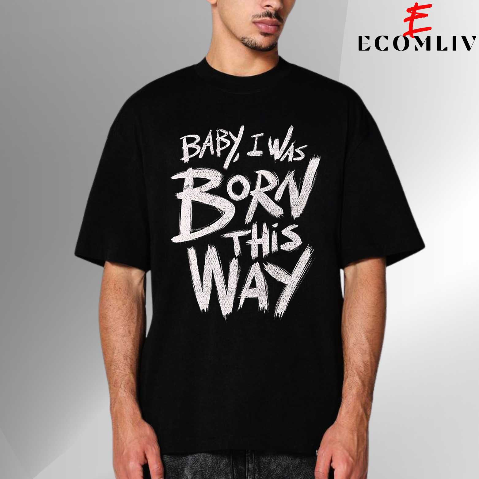 Born This Way Music Shirt, Lady Gaga Unisex T Shirt, Streetwear Pop Graphic Tee